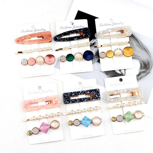 Women's Vintage Style Pearl Hair Clip Set - ChoreGirl