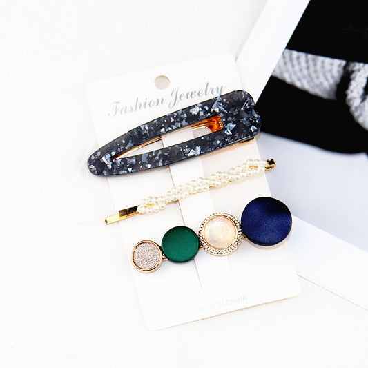 Women's Vintage Style Pearl Hair Clip Set - ChoreGirl