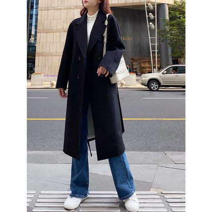 Women's Warm Cashmere Long Coat - ChoreGirl
