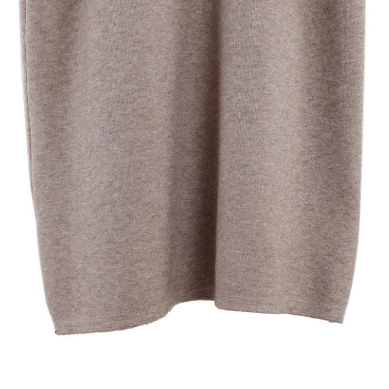 Women's Warm Turtleneck Mid-length Over-knee Sweater Dress - ChoreGirl