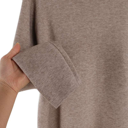 Women's Warm Turtleneck Mid-length Over-knee Sweater Dress - ChoreGirl