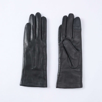 Women's Wool Inner Layer Goat Leather Gloves - ChoreGirl