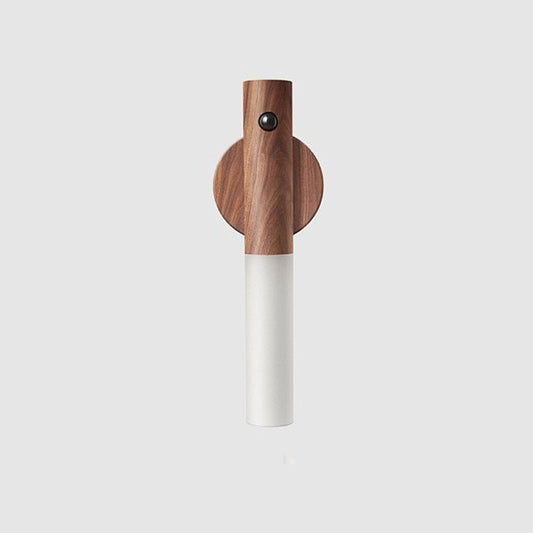 Wood LED Light USB Magnetic Wireless Night Light - ChoreGirl