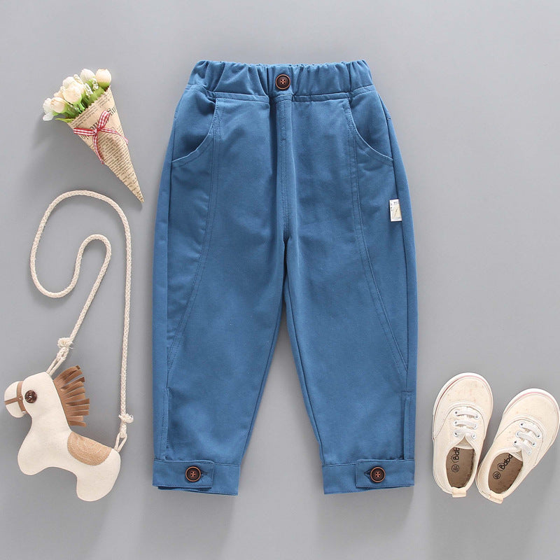 Baby Boys and Girls Solid Color Casual Pants - ChoreGirl