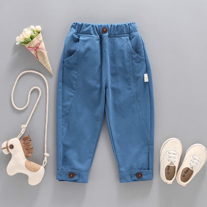 Baby Boys and Girls Solid Color Casual Pants - ChoreGirl