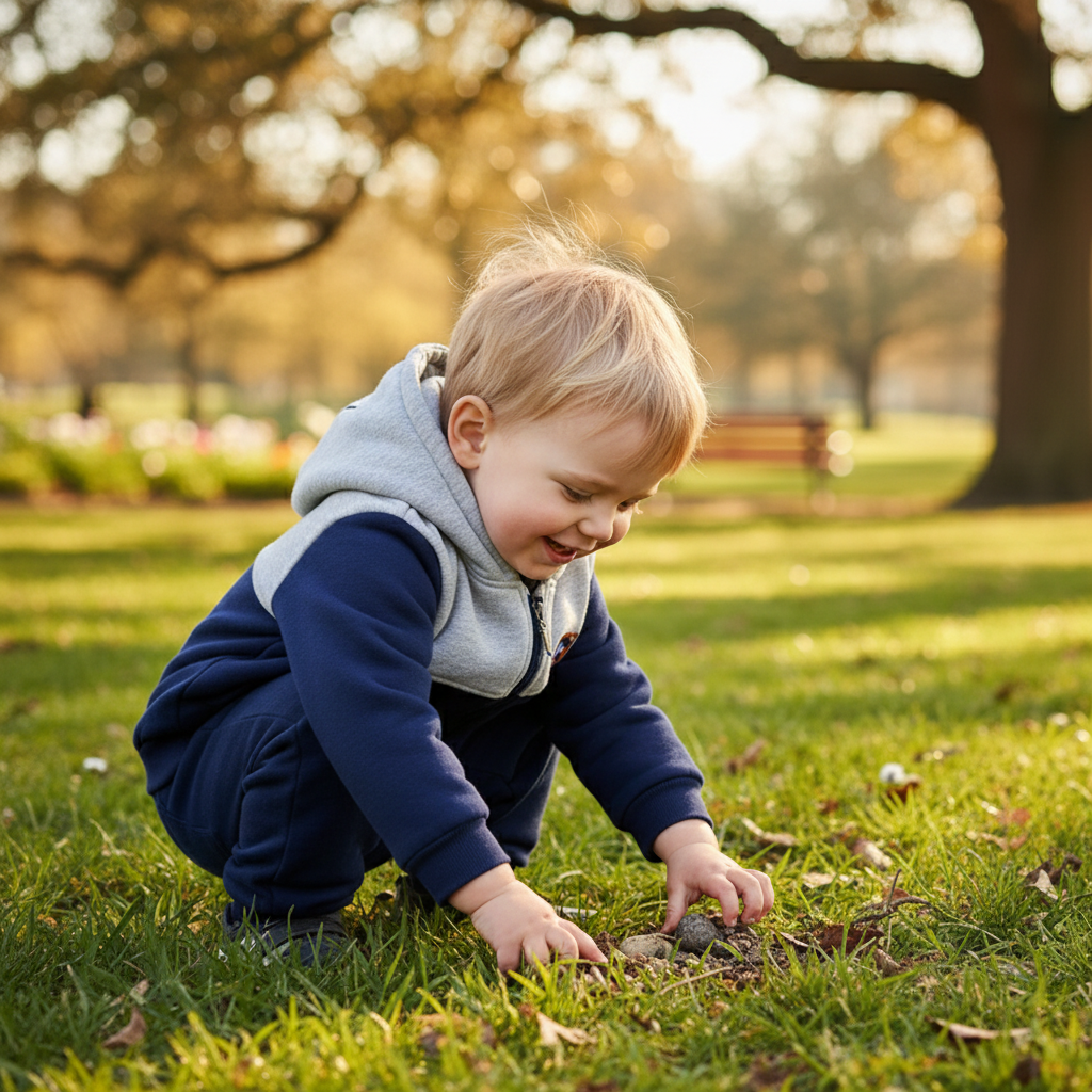 Gepolsterte Kapuzenjacke für Kinder