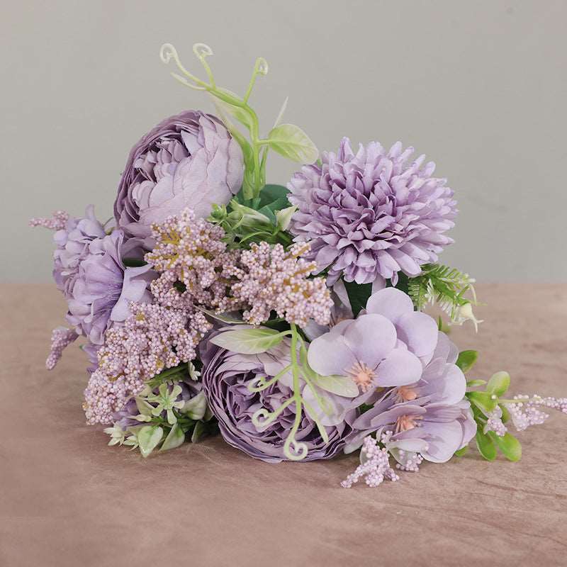 Decorative Fake Flower 7 Rose Bouquet - ChoreGirl