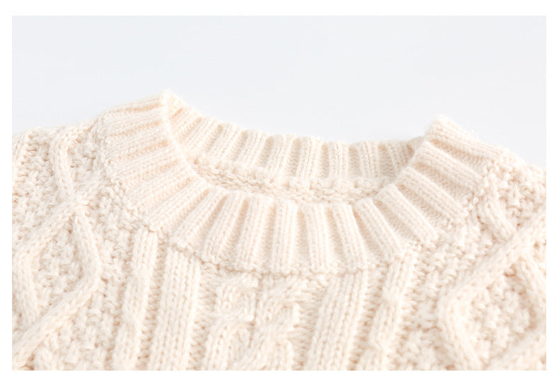 Unisex Retro Twist Knitted Couple Sweater - ChoreGirl