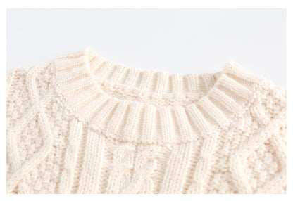 Unisex Retro Twist Knitted Couple Sweater - ChoreGirl