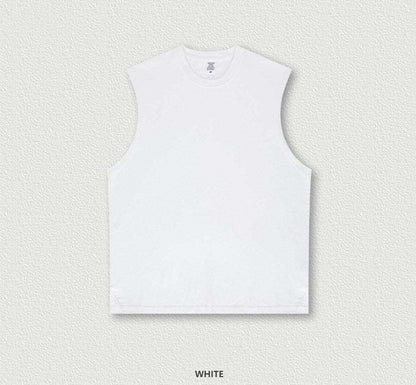 Men's Retro Washed Out Sleeveless Cotton Top - ChoreGirl