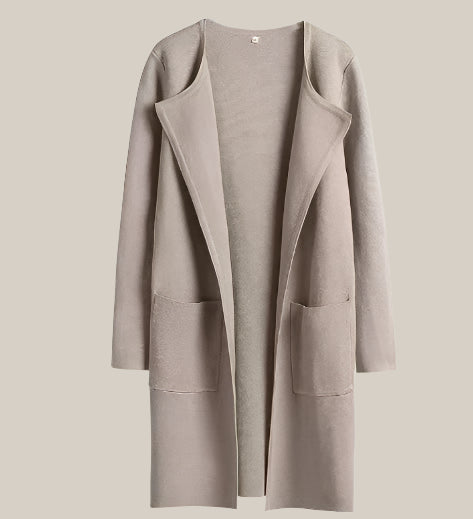Women's Casual and Comfortable Knit Loose Cardigan Coat - ChoreGirl