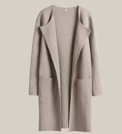 Women's Casual and Comfortable Knit Loose Cardigan Coat - ChoreGirl