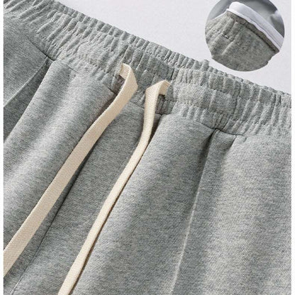 Men's Casual Pleat Stitching Loose Wide Straight Leg Pants - ChoreGirl