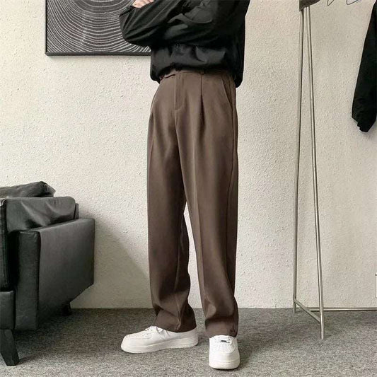 Men's Loose Straight Wide Leg Long Pants - ChoreGirl