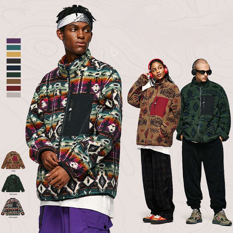 Unisex Couples Fleece-lined Warm Jacket - ChoreGirl
