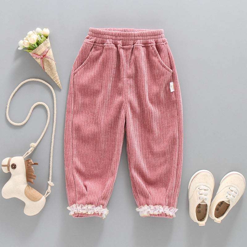 Baby Boys and Girls Solid Color Casual Pants - ChoreGirl