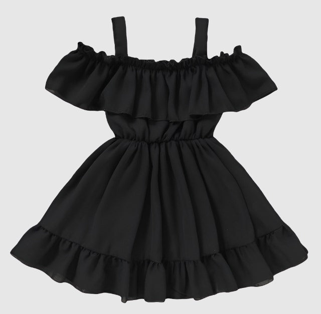 Baby Girl Casual Solid Color Dress - ChoreGirl