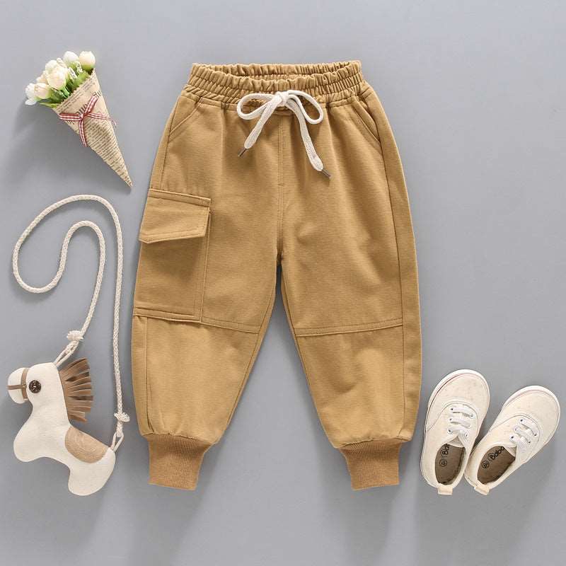 Baby Boys and Girls Solid Color Casual Pants - ChoreGirl