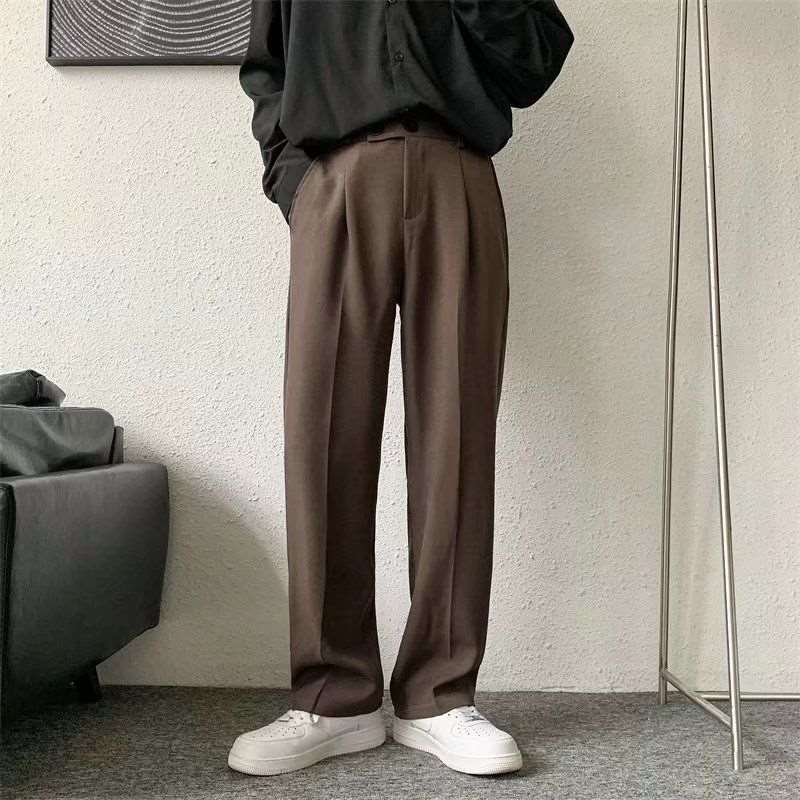 Men's Loose Straight Wide Leg Long Pants - ChoreGirl