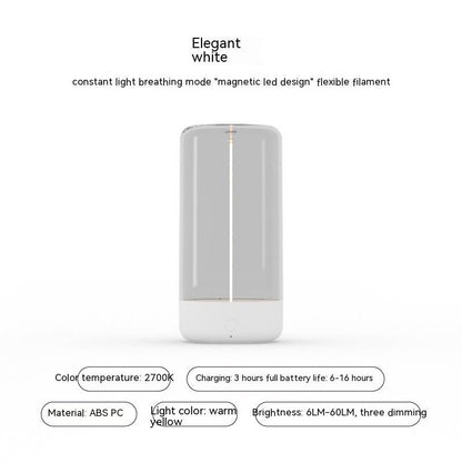 USB Type-C Rechargeable Portable LED Light With High Transparency - ChoreGirl
