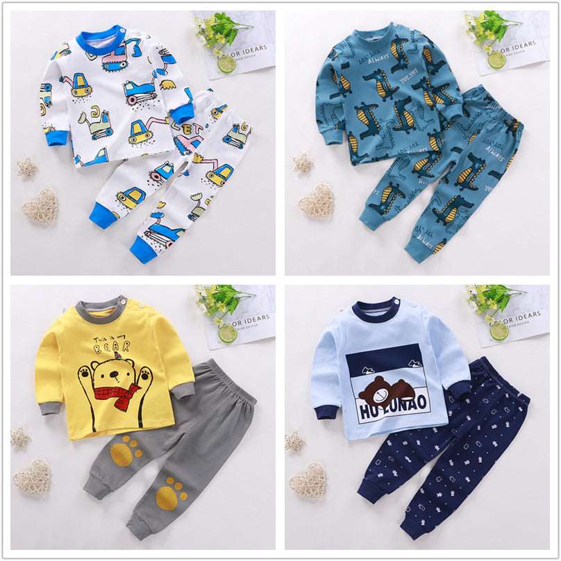 Baby Cotton Pajamas, Loungewear Two-piece Set - ChoreGirl