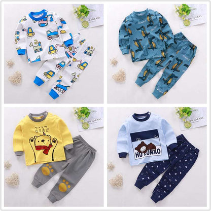 Baby Cotton Pajamas, Loungewear Two-piece Set - ChoreGirl