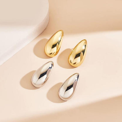 Women's Metal Water Drop Earrings - ChoreGirl