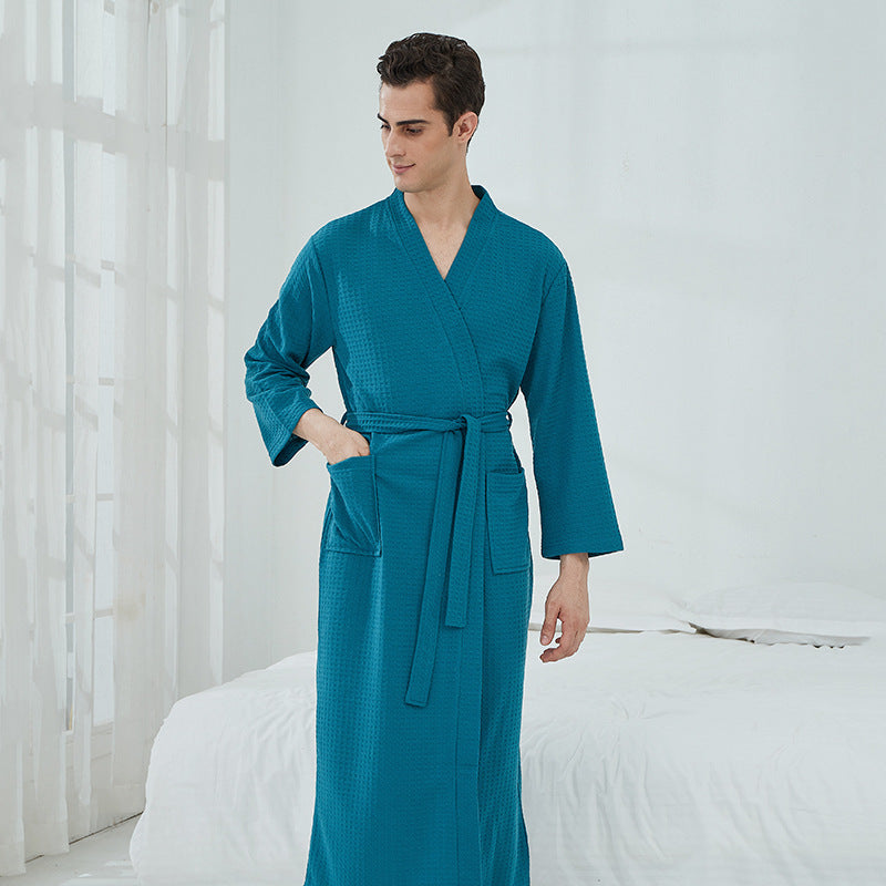 Unisex Couples Matching Mid-Sleeve Robe - ChoreGirl
