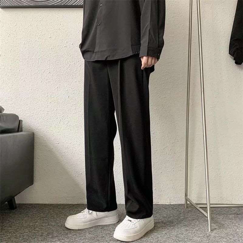 Men's Loose Straight Wide Leg Long Pants - ChoreGirl