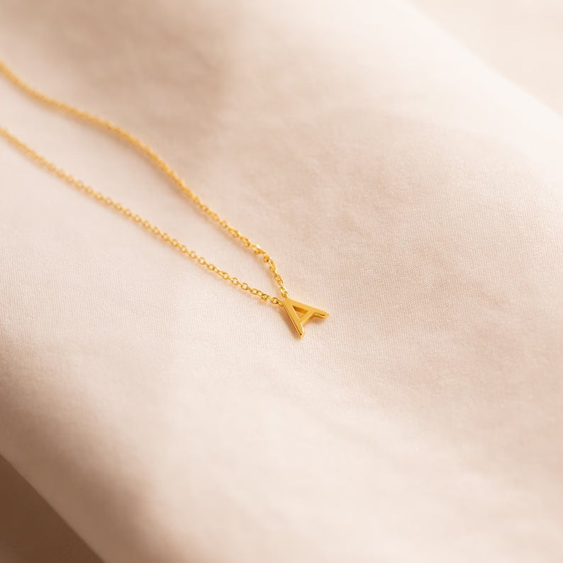 Simple and Elegant Stainless Steel Letter Necklace - ChoreGirl