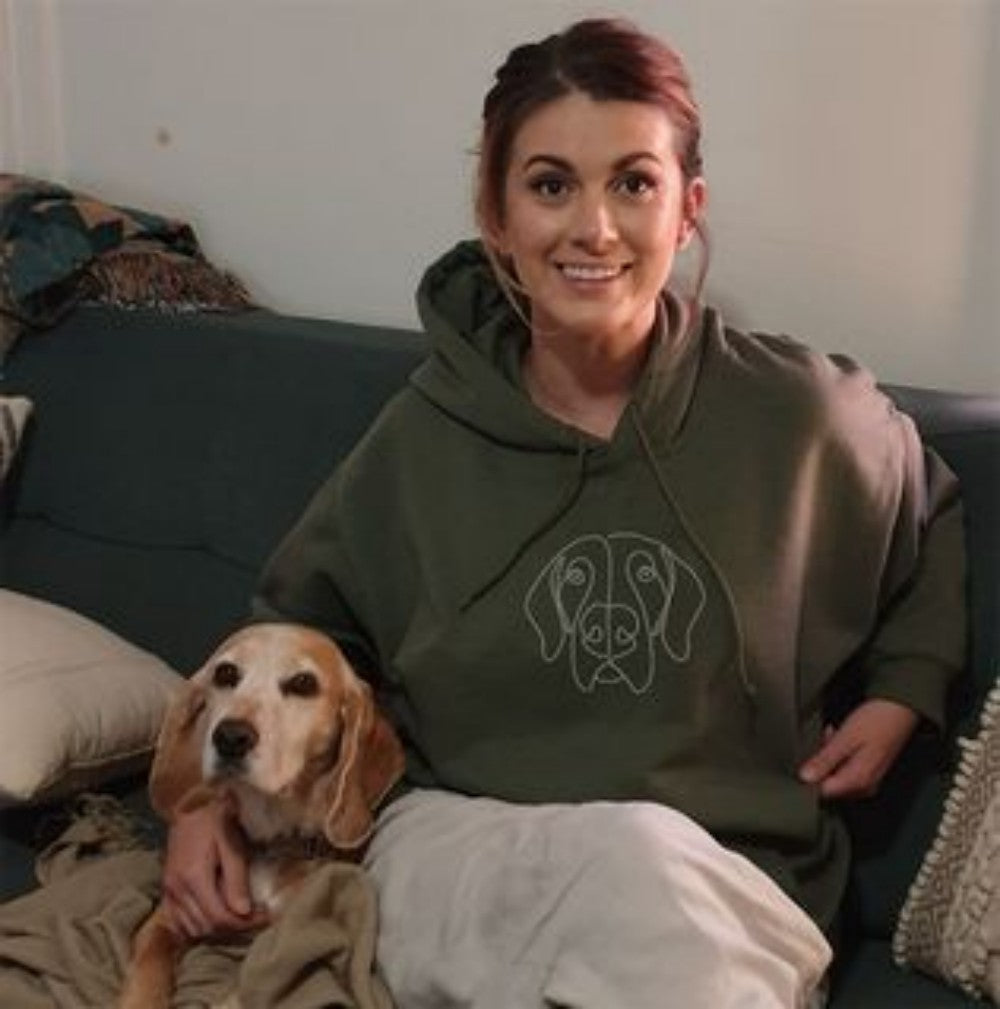 Unisex Custom Photo Embroidered Hoodie With Long Sleeves And Loose Fit | PERSONALIZED - ChoreGirl