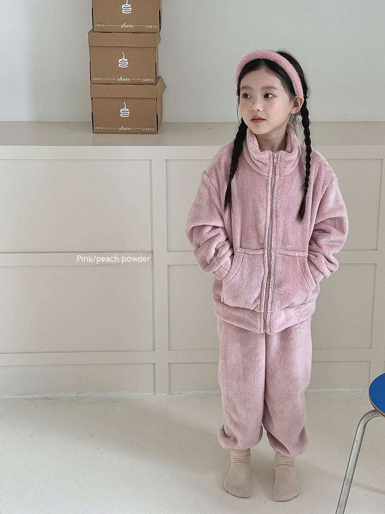 Kids Warm Loungewear Outfit Set - ChoreGirl