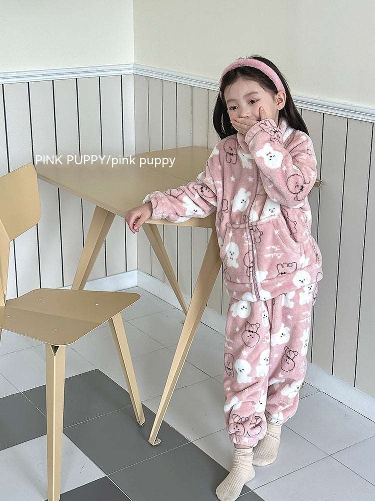 Kids Warm Loungewear Outfit Set - ChoreGirl