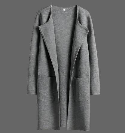 Women's Casual and Comfortable Knit Loose Cardigan Coat - ChoreGirl