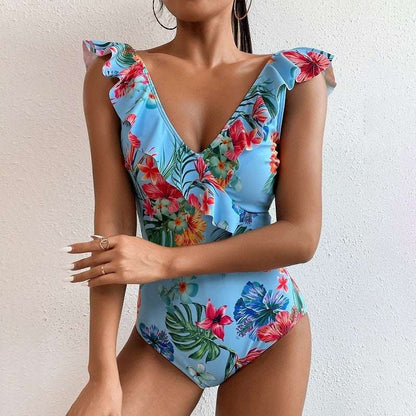 Women's Elegant One Piece Swimsuit - ChoreGirl