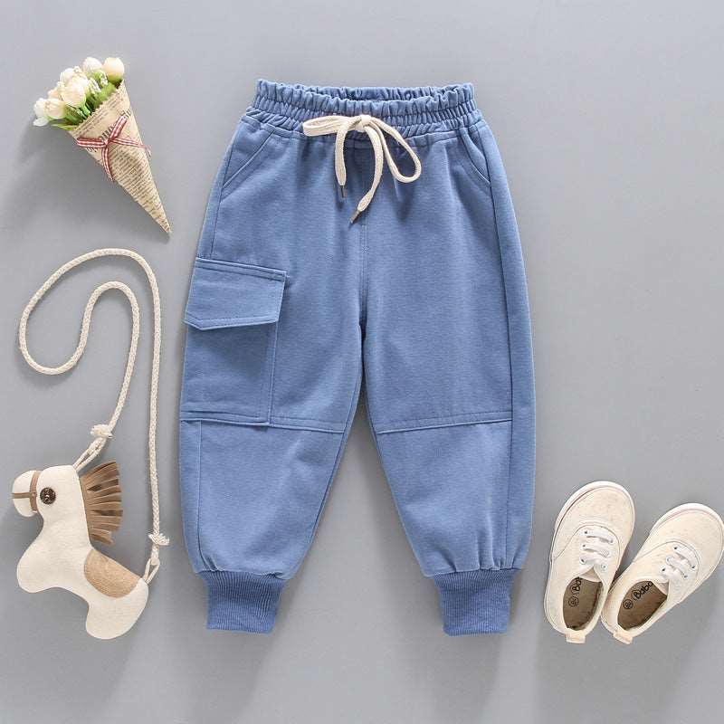 Baby Boys and Girls Solid Color Casual Pants - ChoreGirl