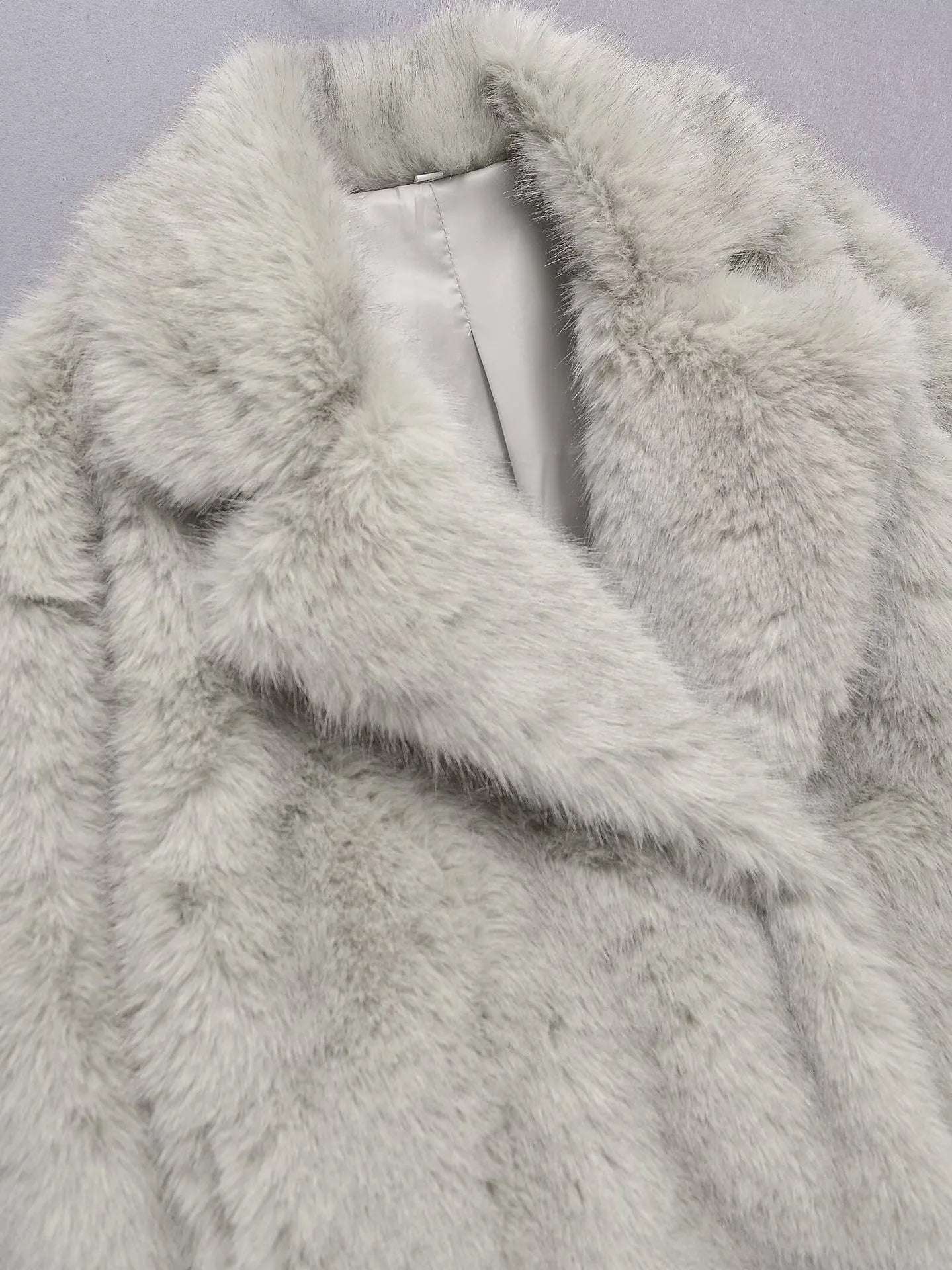 Women's Casual Long Sleeve Soft Furry Coat
