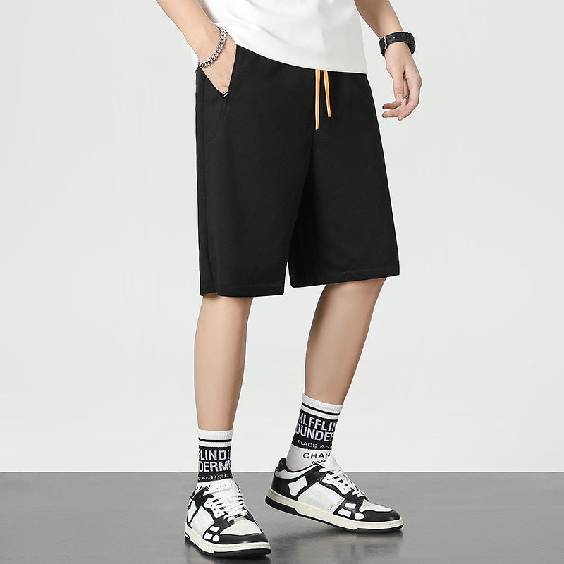 Men's Casual Loose Fit Solid Color Sports Shorts - ChoreGirl
