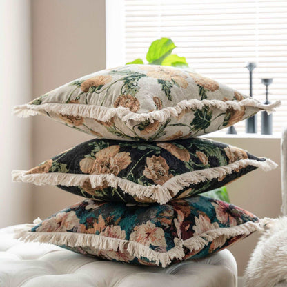 American Jacquard Multicolor Couch Pillow Case (NO INSERT PILLOW) - ChoreGirl