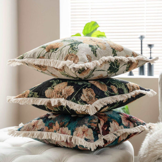 American Jacquard Multicolor Couch Pillow Case (NO INSERT PILLOW) - ChoreGirl