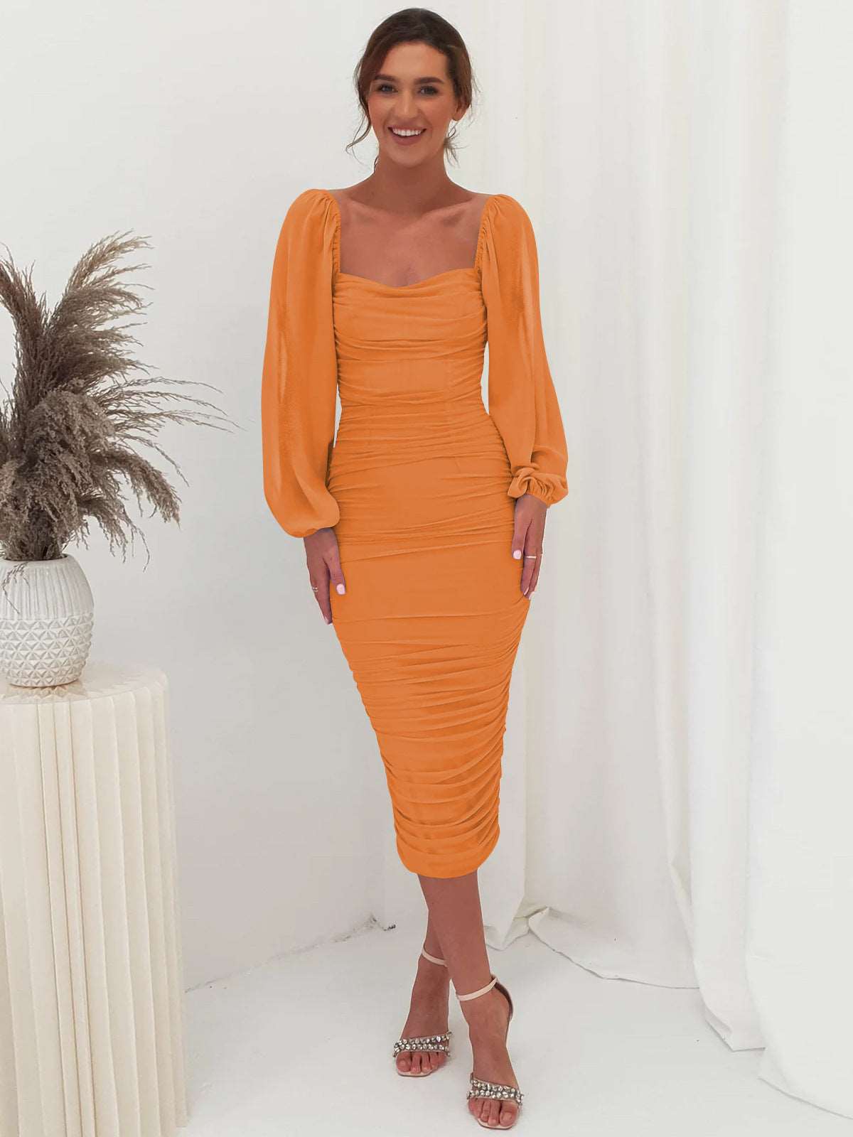 Women's Fashion Lace Stitching Tight Dress - ChoreGirl