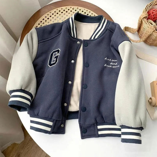 Kids Sports Baseball-styled Jacket - ChoreGirl