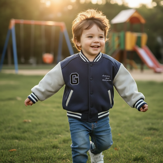 Kids Sports Baseball-styled Jacket