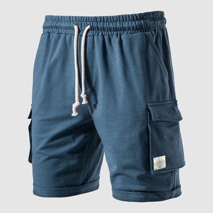 Men's Casual Elastic Waist Tether Shorts - ChoreGirl