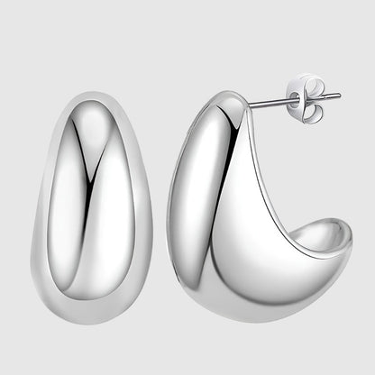 Women's Metal Water Drop Earrings - ChoreGirl