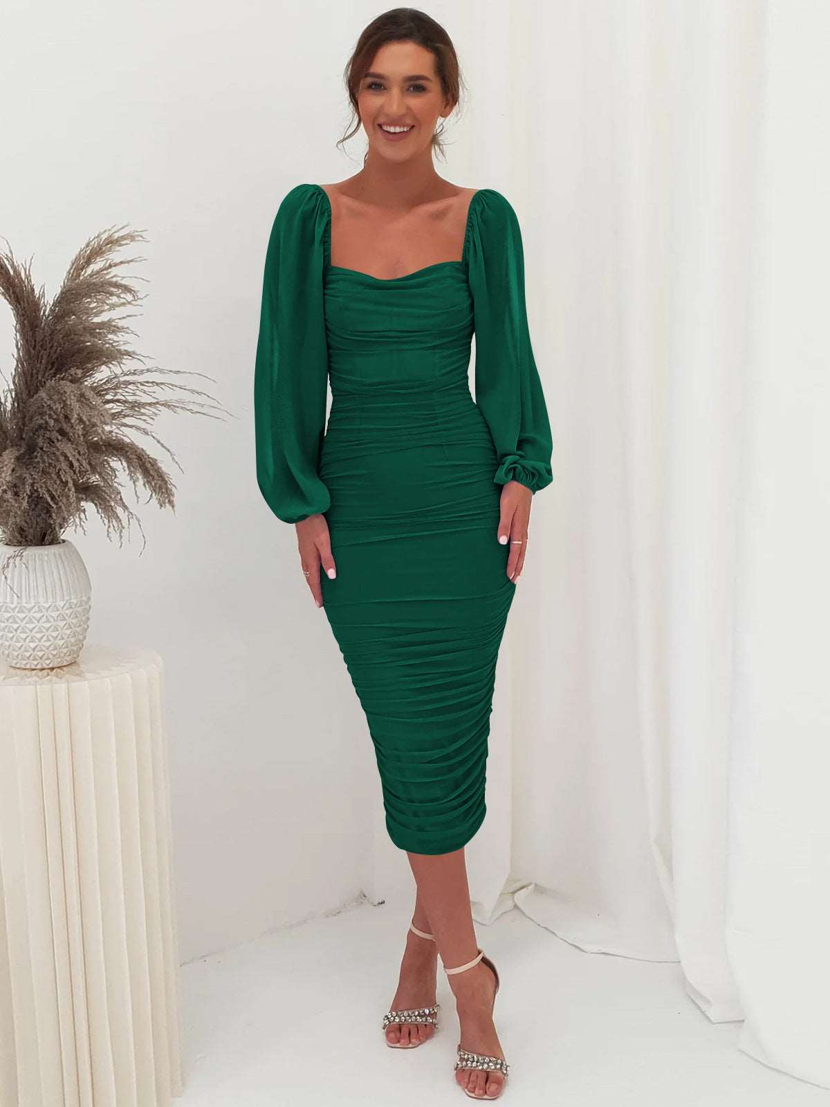 Women's Fashion Lace Stitching Tight Dress - ChoreGirl
