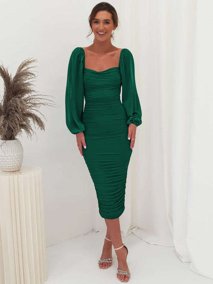 Women's Fashion Lace Stitching Tight Dress - ChoreGirl