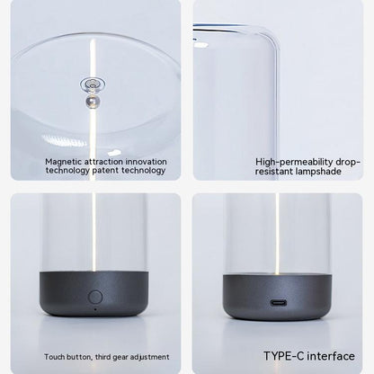 USB Type-C Rechargeable Portable LED Light With High Transparency - ChoreGirl