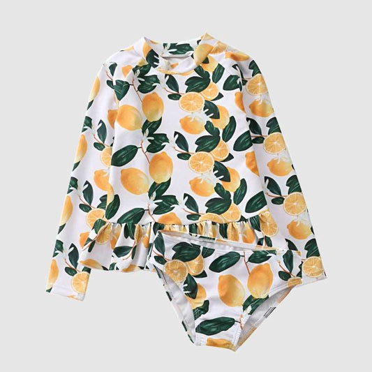 Baby Girl's Sun Protection Two-piece Swimsuit - ChoreGirl