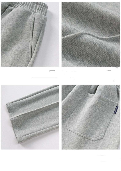 Men's Casual Pleat Stitching Loose Wide Straight Leg Pants - ChoreGirl